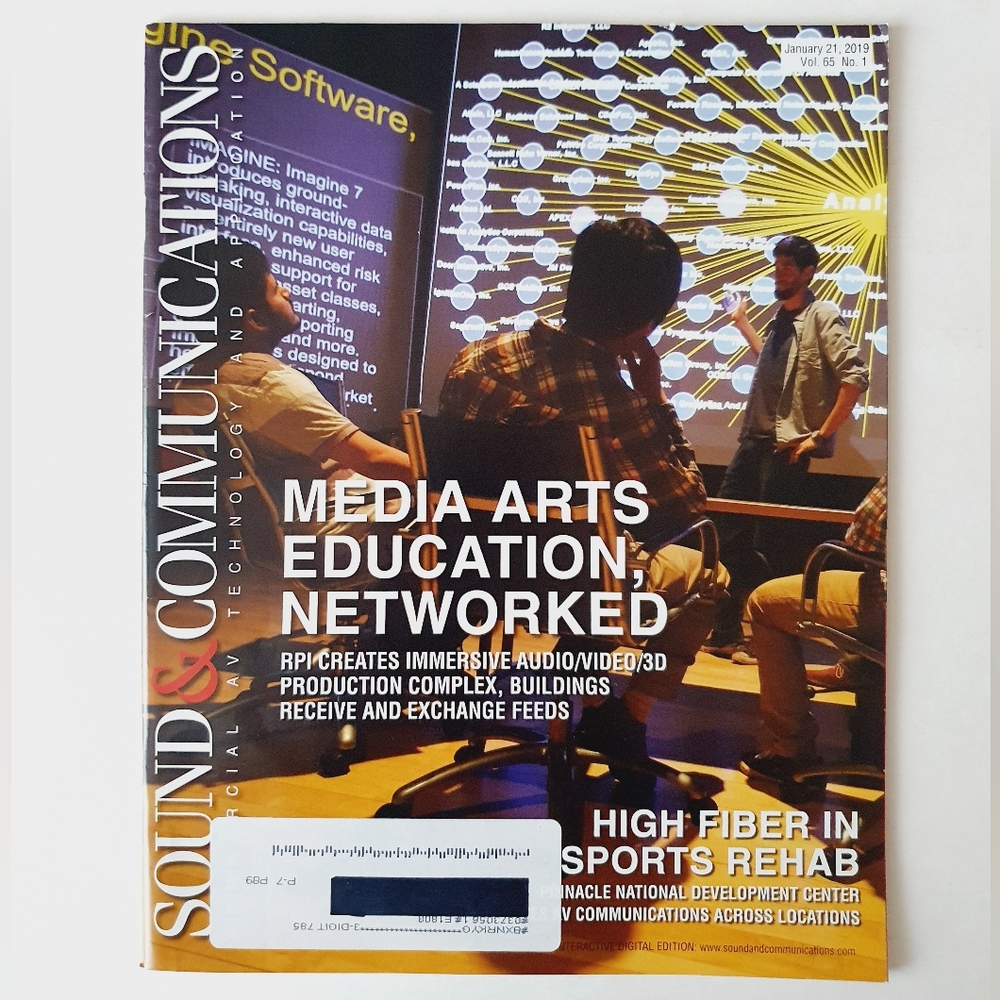 Sound & Communications Magazine January 21, 2019 - Media Arts Education, Network